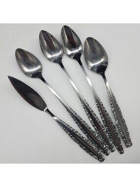 Vintage Northland Love Story Stainless Steel Tspoons Iced Tea Spoon Butter Knife